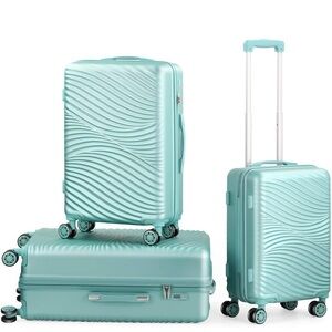 Aqua Blue Luggage Set